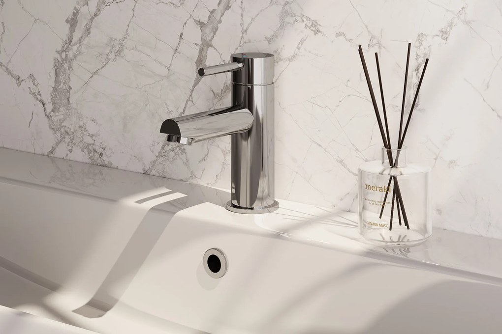 Brauer Chrome Edition ColdStart wastafelkraan energy-saving model A chroom