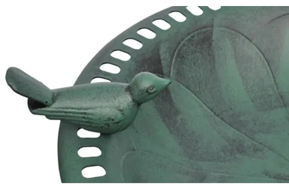 vidaXL Vogelbad met siervogel