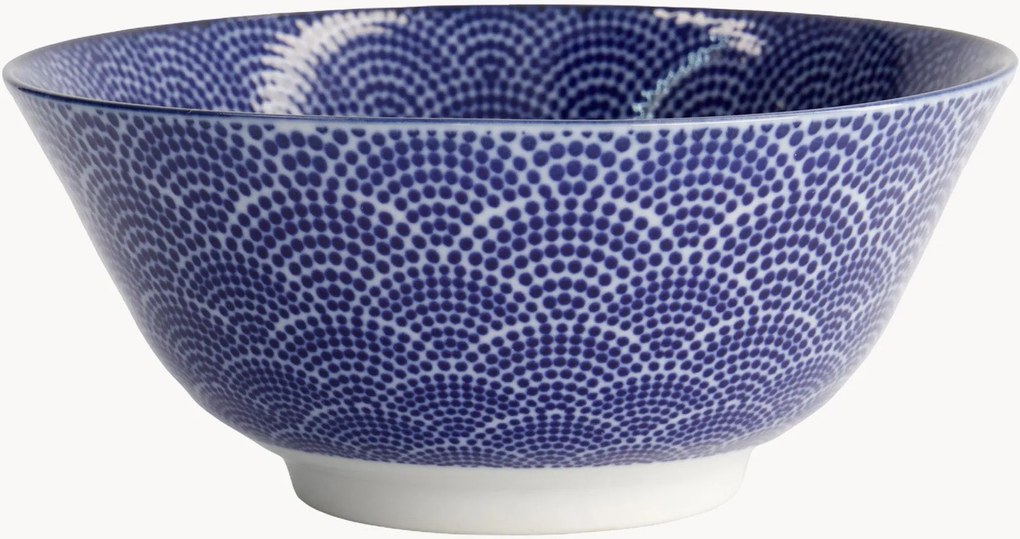 Porseleinen Tayo kommen Nippon Blue, 6-delig