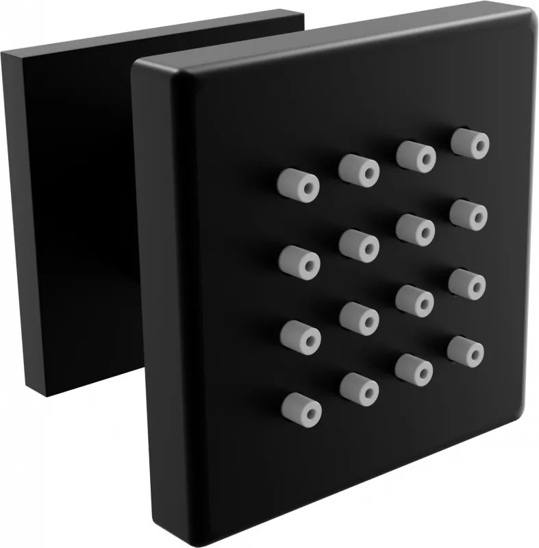 Mexen zijspuitstuk opbouw, zwart - 79360-70