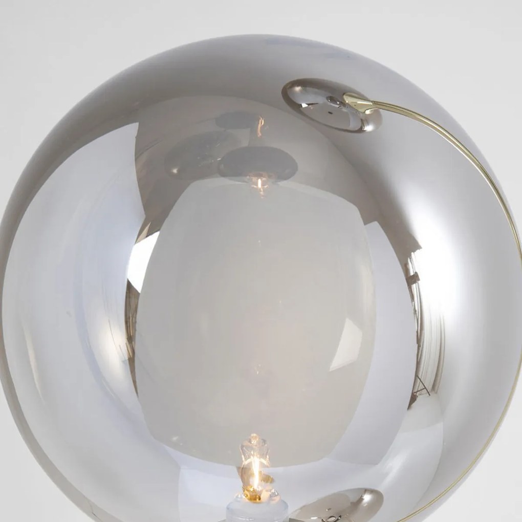 Gouden Vloerlamp Met Glas
