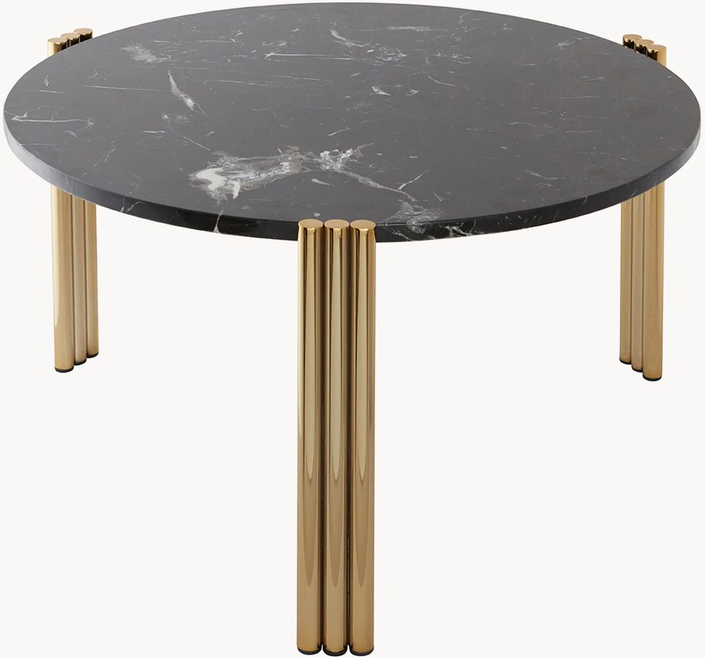Ronde salontafel Tribus met marmeren tafelblad