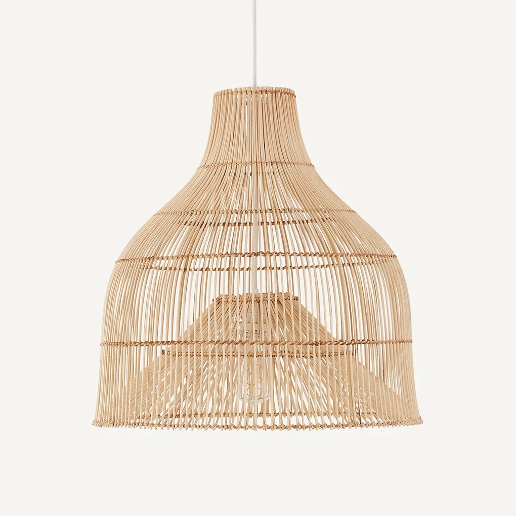 Hanglamp in gevlochten rotan, Kaptilo