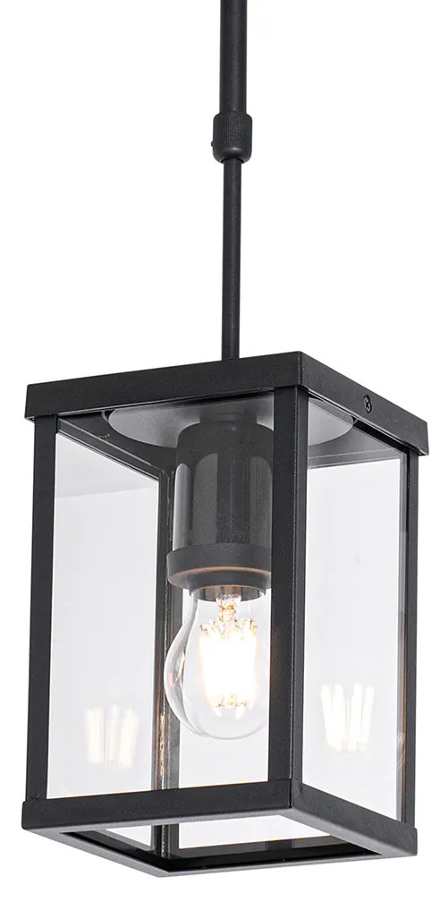Industriële buiten hanglamp zwart IP44 - Charlois