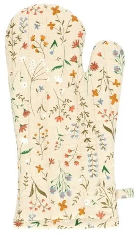 Ovenwant, GOTS bio-katoen, veldbloemen 32 x 14 cm