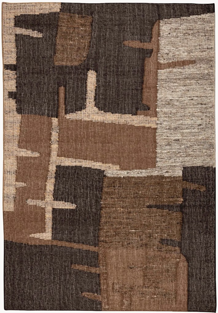 Wollen laagpolig vloerkleed Briton