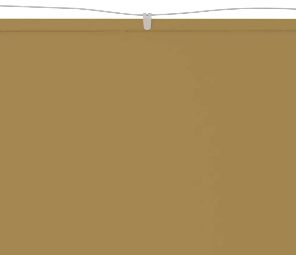 vidaXL Luifel verticaal 60x420 cm oxford stof beige