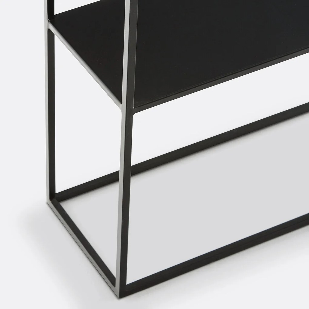 Stalen metalen wandtafel, dubbel blad, Miva