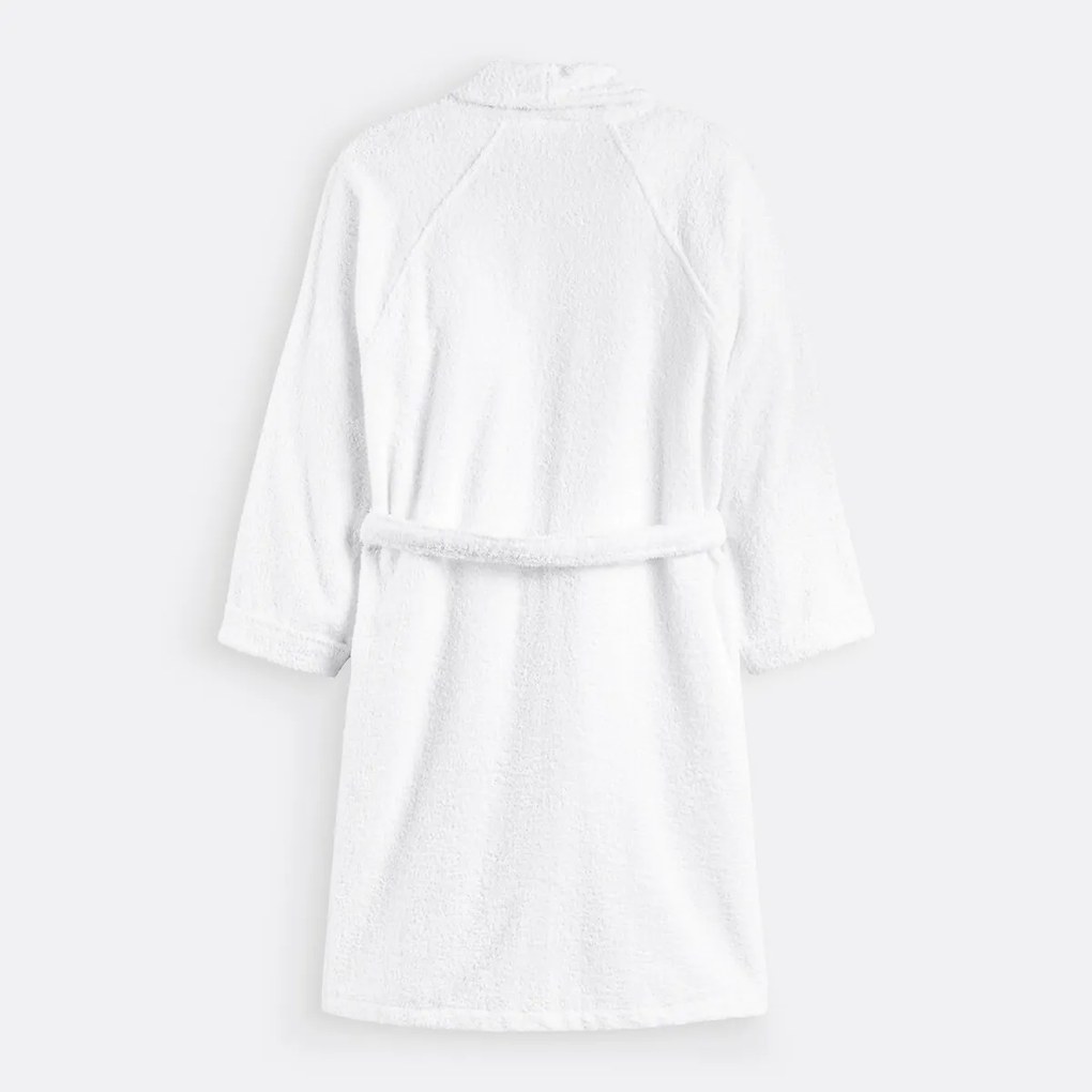 Badjas in badstof, kimono kraag, 450g/m², Haxel