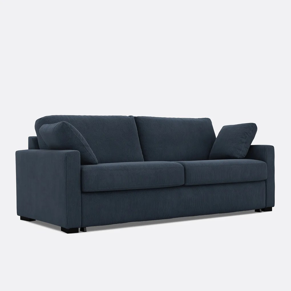 Slaapbank van fijn ribfluweel, Bultex, Timor