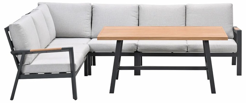 Garden Impressions Lissabon lounge dining set 5-delig - valley sand
