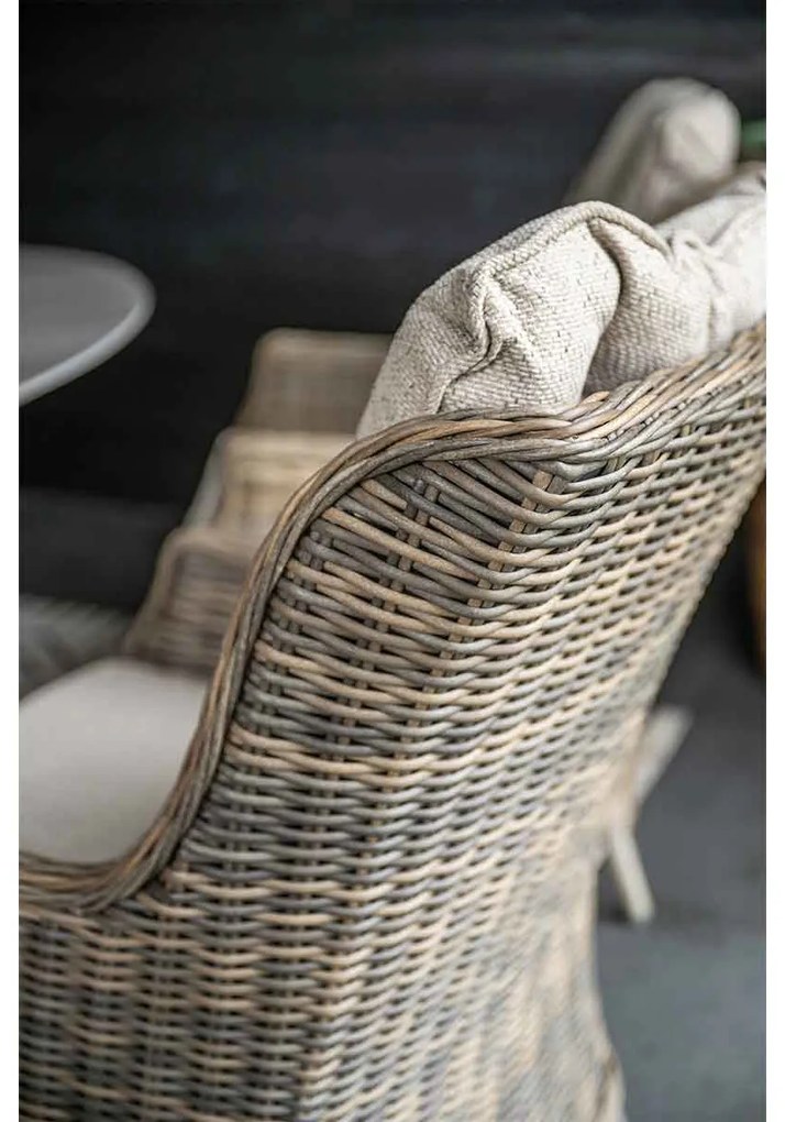 Garden Impressions Marbella tuinset 7-delig havanna sand - Sintra tuintafel 240x100 cm