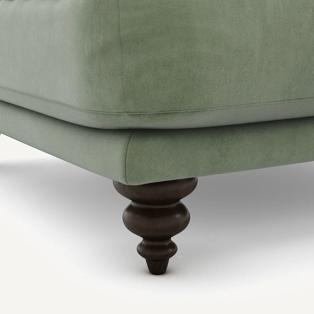 Voetenbank in fluweel, Lazare