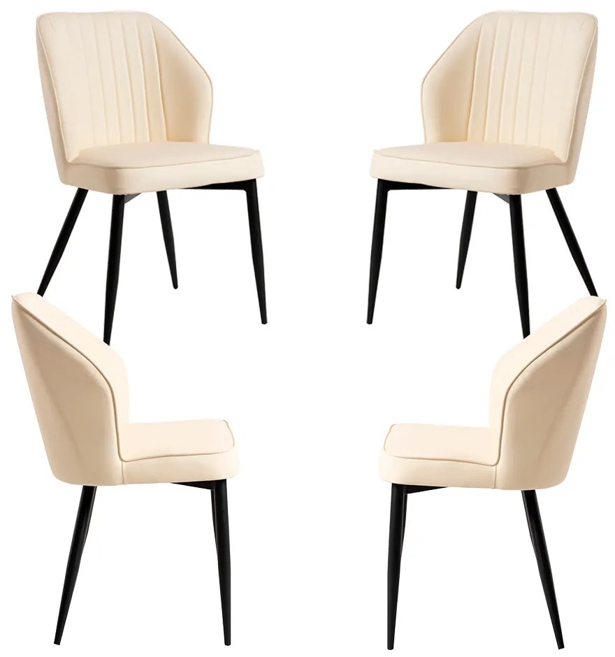 Pakket van 4 Wenye-stoelen