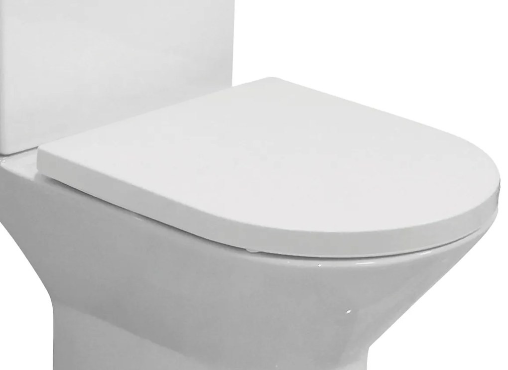 Eastbrook Croxley softclose toiletzitting wit glans