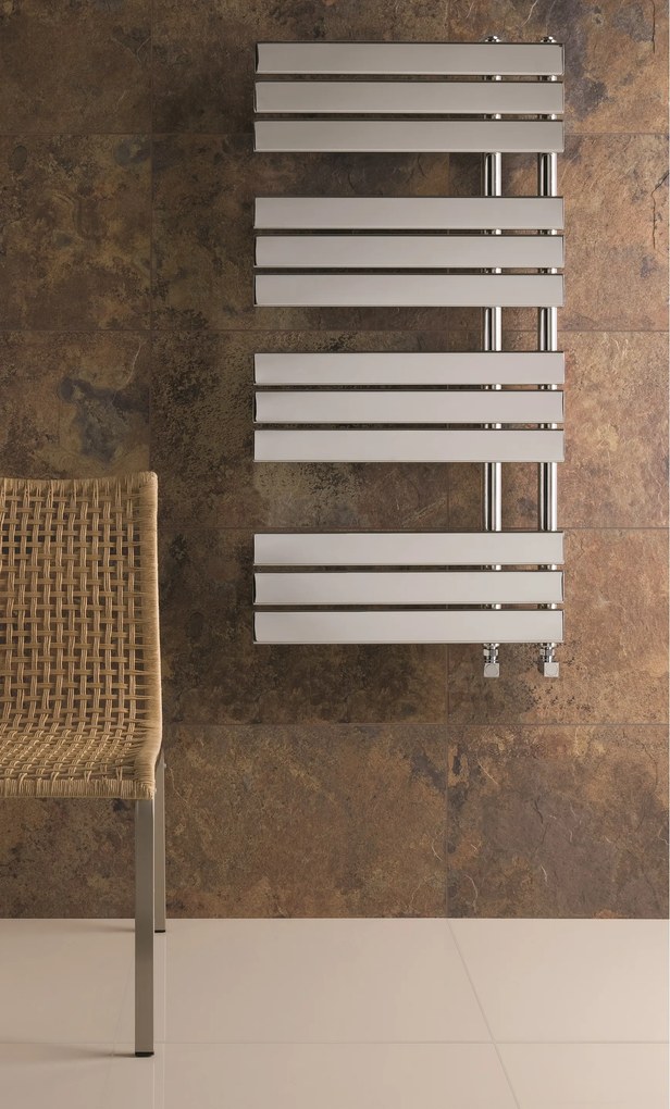 Eastbrook Leonardo design radiator 145x50cm Chroom 658 watt