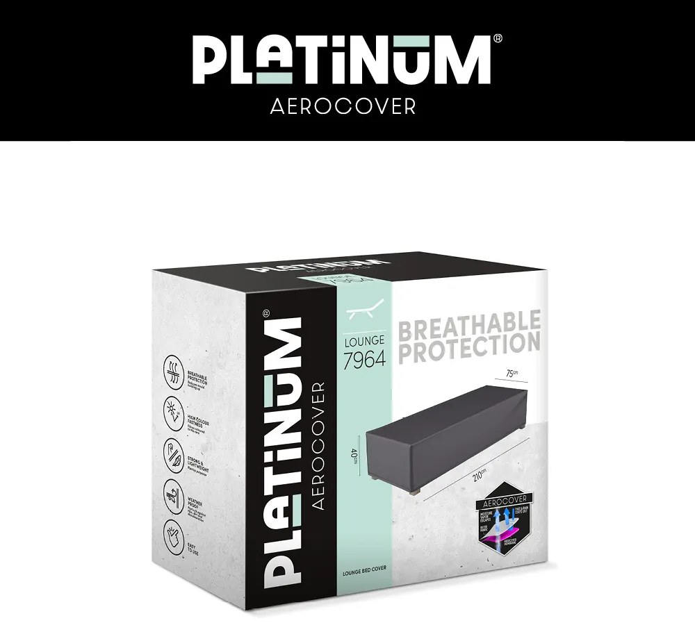 Platinum AeroCover Loungebedhoes 210x75xH40