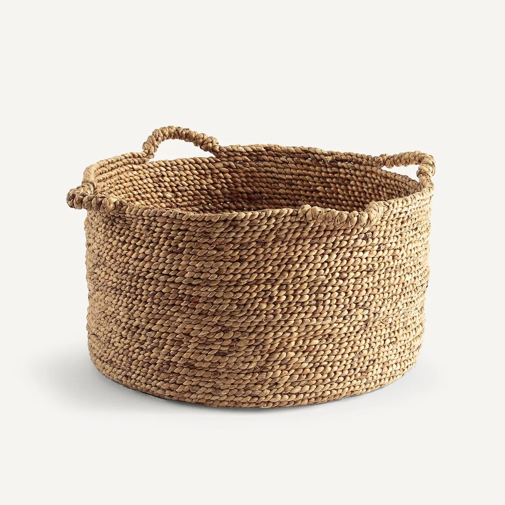 Ronde gevlochten mand H37 cm, Raga