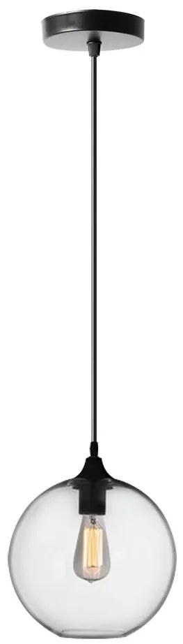 Hangende glazen plafondlamp APP311-1CP Loft