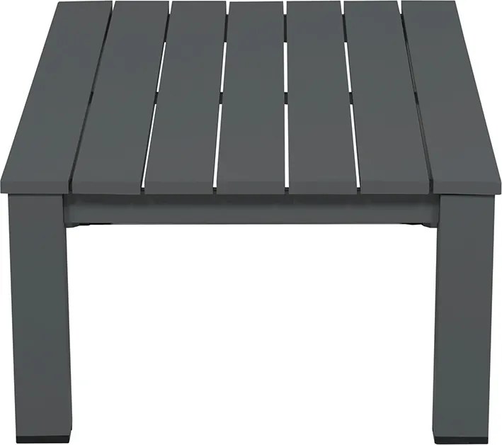 Garden Impressions Coba lounge tuintafel 130x70 - donker grijs