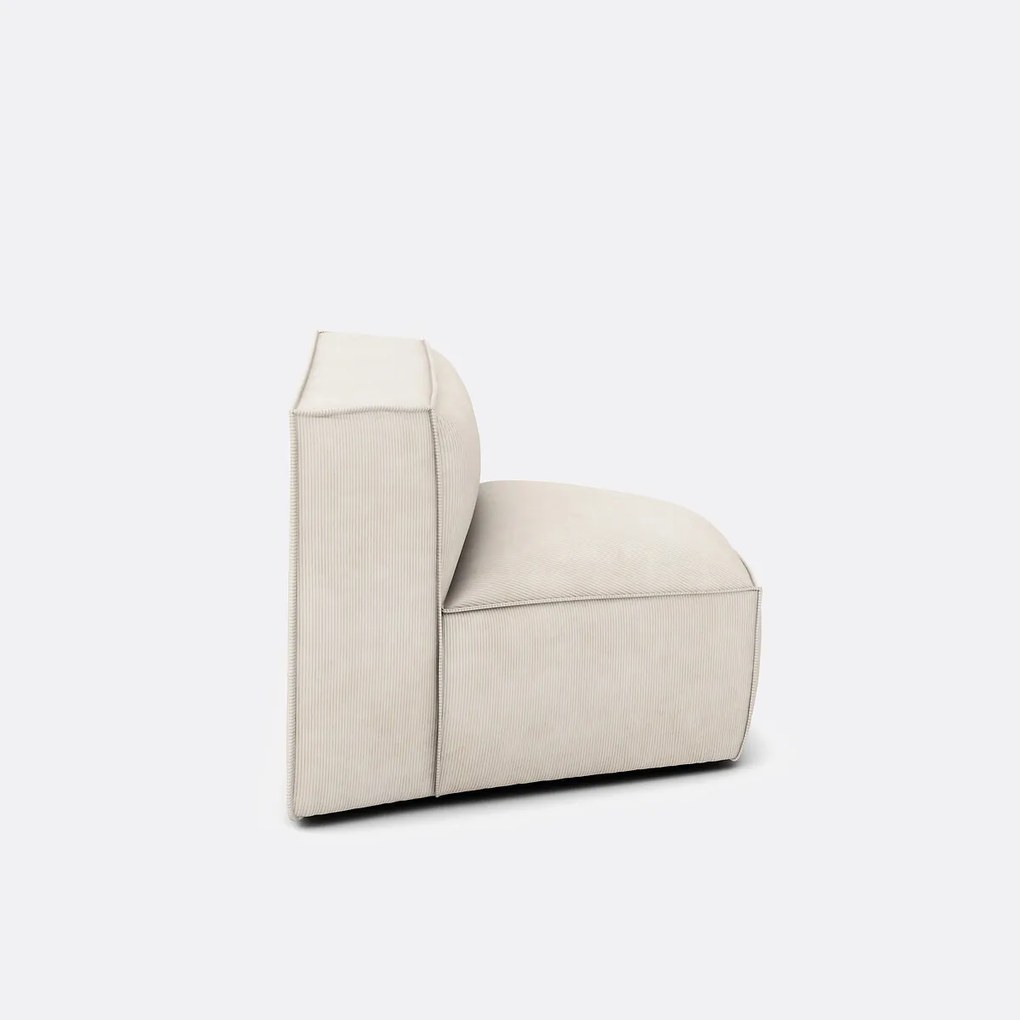 Modulaire open hoek, ribfluweel Seven