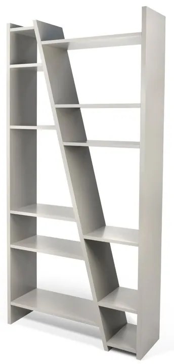 TemaHome Delta Schuine Wandkast 97 Cm Mat Grijs - 97x30x195cm.
