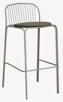 Pack Van 2 Hoge Tuinkrukken Van Staal Anerina Moka Bruin & ↑75 Cm & Groen – Intens Olijf - Sklum