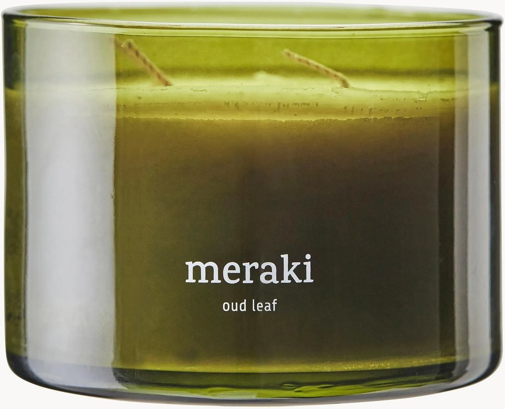 3-lonts geurkaars Oud Leaf (rozen, cederhout, jasmijn, iris & meiklokje)