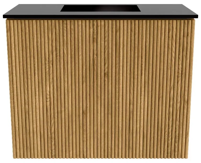 Mondiaz Joya 50cm toiletmeubel oak met wastafel faye midden zonder kraangat urban