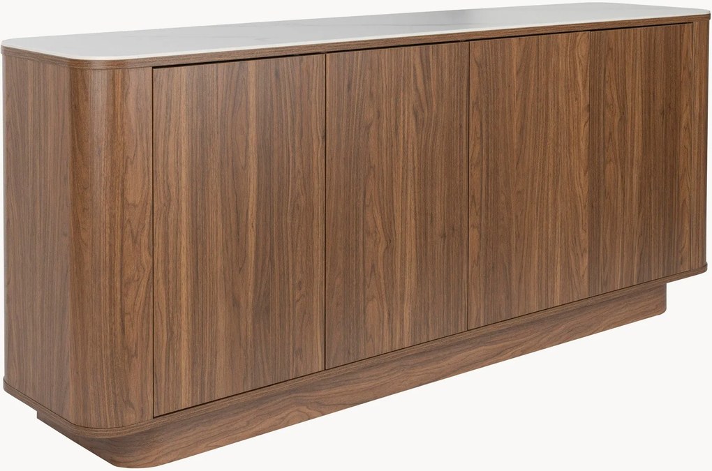 Highboard Almira met marmer effect