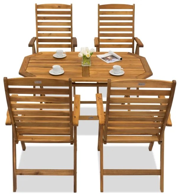 Houten tuinset Laos/Bombaj 4 Garden Point