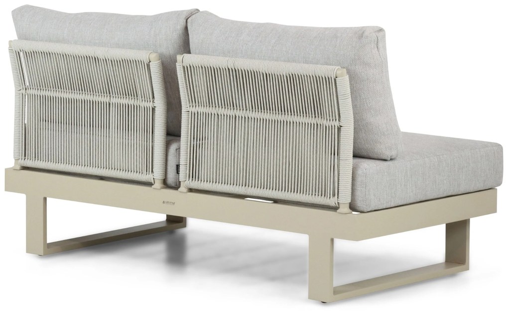 Hoek loungeset 5 personen Aluminium Taupe  Lifestyle Garden Furniture Lorenzo