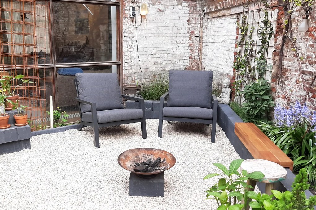 Atlanta loungestoel - Antraciet OP=OP