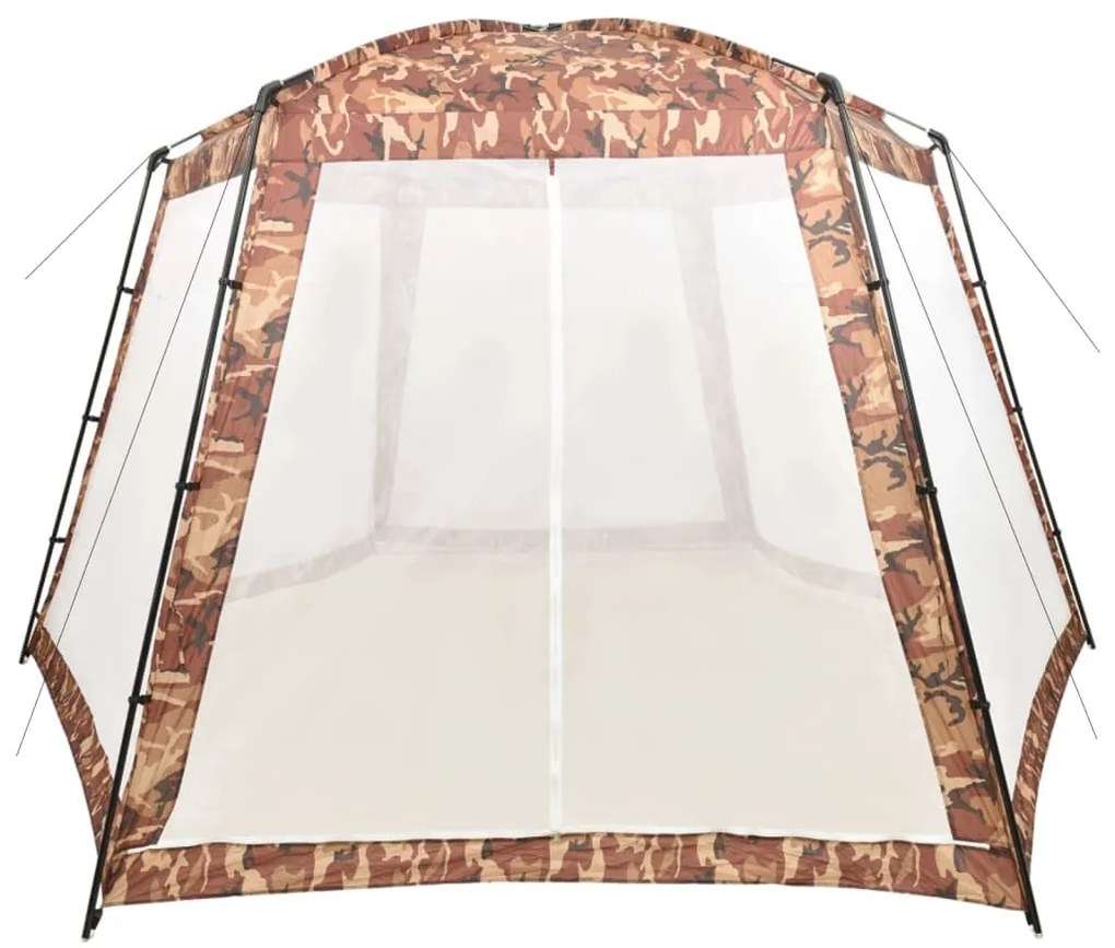 vidaXL Zwembadtent 500x433x250 cm stof camouflage