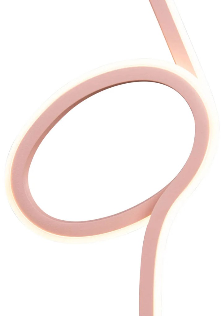 Design tafellamp roze incl. LED - Ingo Binnenverlichting Lamp