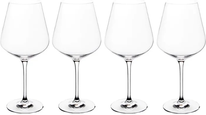 Villeroy & Boch La Divina witte en rode wijnglas 68 cl set van 4