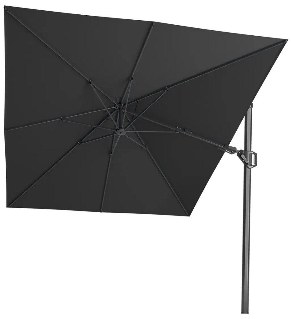 Platinum Challenger Premium T2 3.5x2.6 m - Faded Black met Marbella voet en hoes