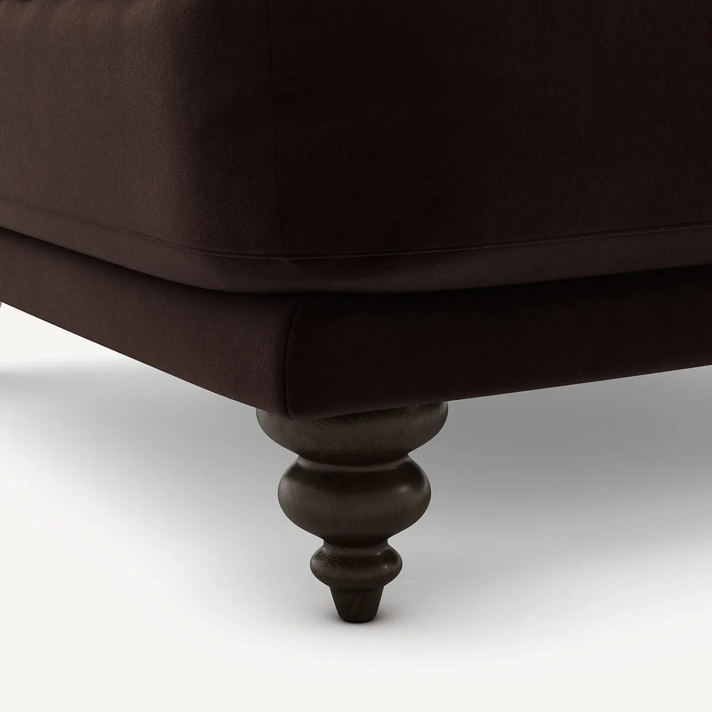 Voetenbank in fluweel, Lazare