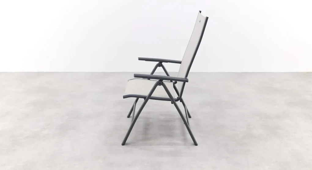 Hartman Monza alu/Chaneo verstelbare tuinset - 220x100 cm. - 7-delig