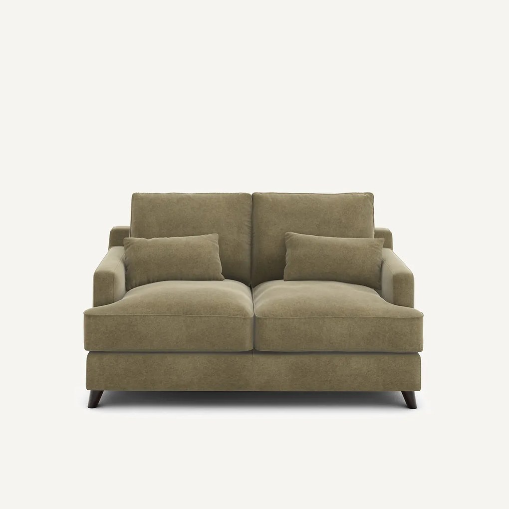 2-zits compacte zetel van linnen fluweel, ALWINE