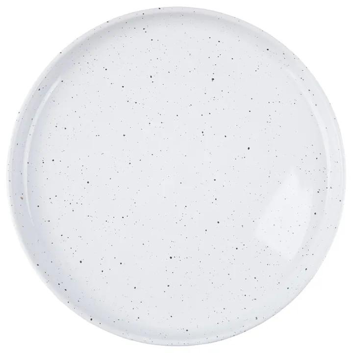 Dinerbord confetti - wit - ø26 cm