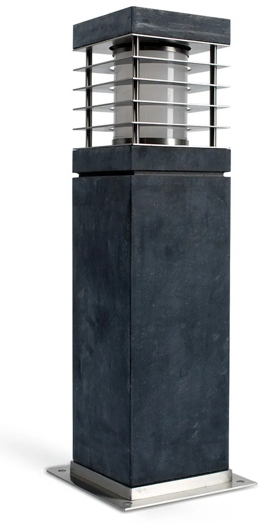 Pilar Hardsteen S Tuinlamp Tuinverlichting Grijs E27