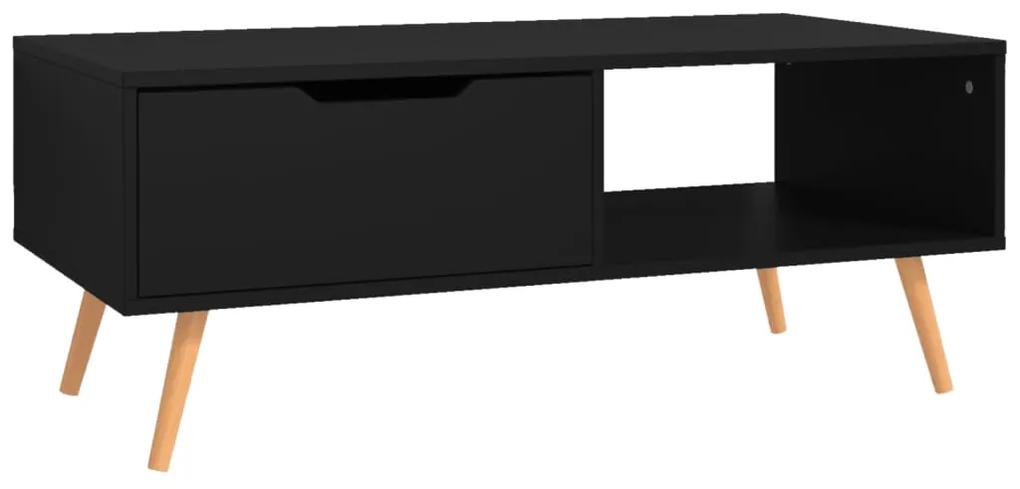vidaXL Salontafel 100x49,5x43 cm spaanplaat zwart