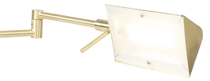 Design tafellamp goud incl. LED met touch dimmer - Notia Modern Binnenverlichting Lamp