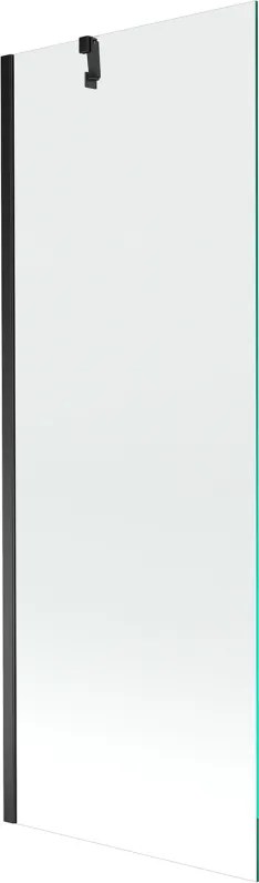 Mexen Next badwand scherm 1-vleugelig 70 x 150 cm, transparant, zwart - 895-070-000-00-00-70
