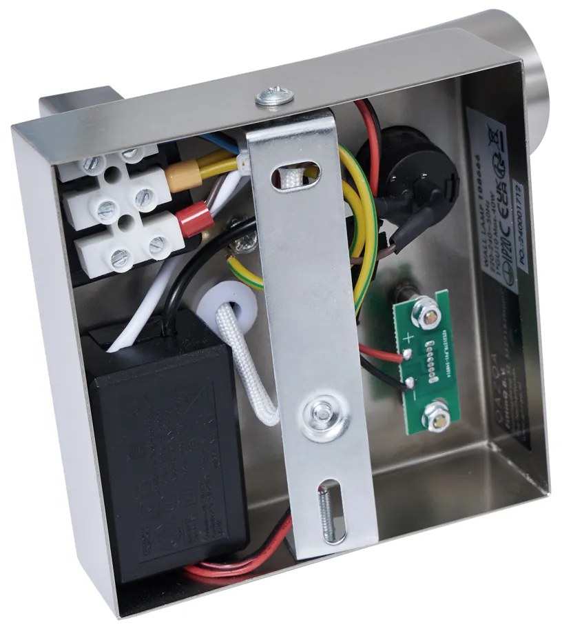 Moderne wandlamp staal met USB-C kantelbaar - Rex