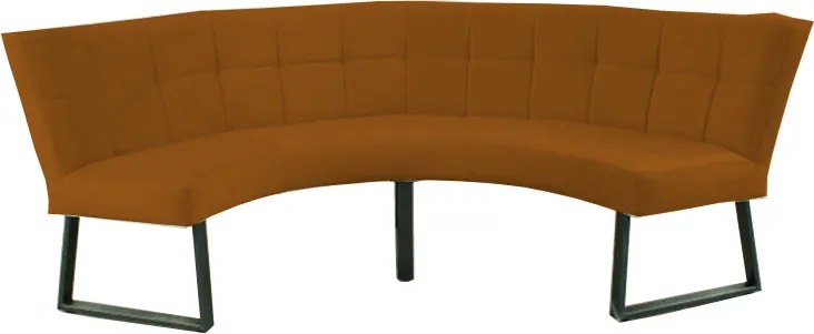 Eetkamerbank - Amsterdam - stof Element bruin 07 - geschikt voor tafel 130 cm