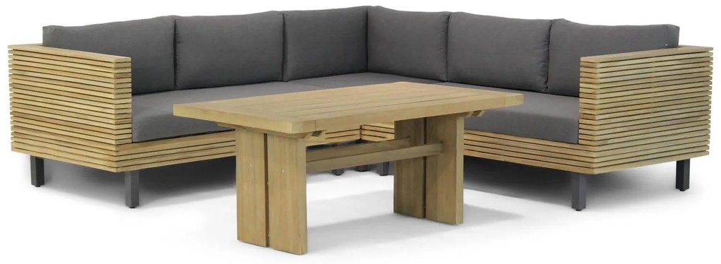 Dining Loungeset 5 personen Teak Old teak greywash  Lifestyle Garden Furniture New York