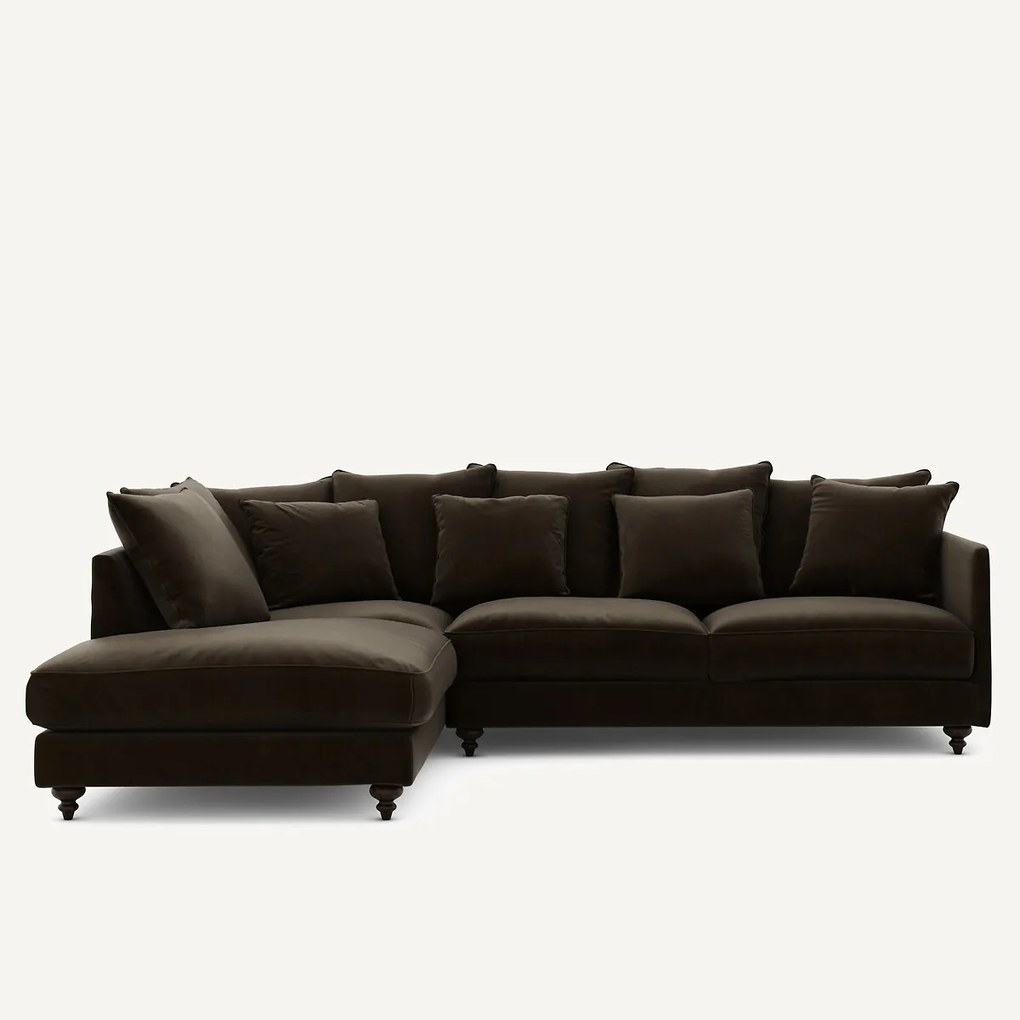 Fluwelen hoekslaapbank, Lazare