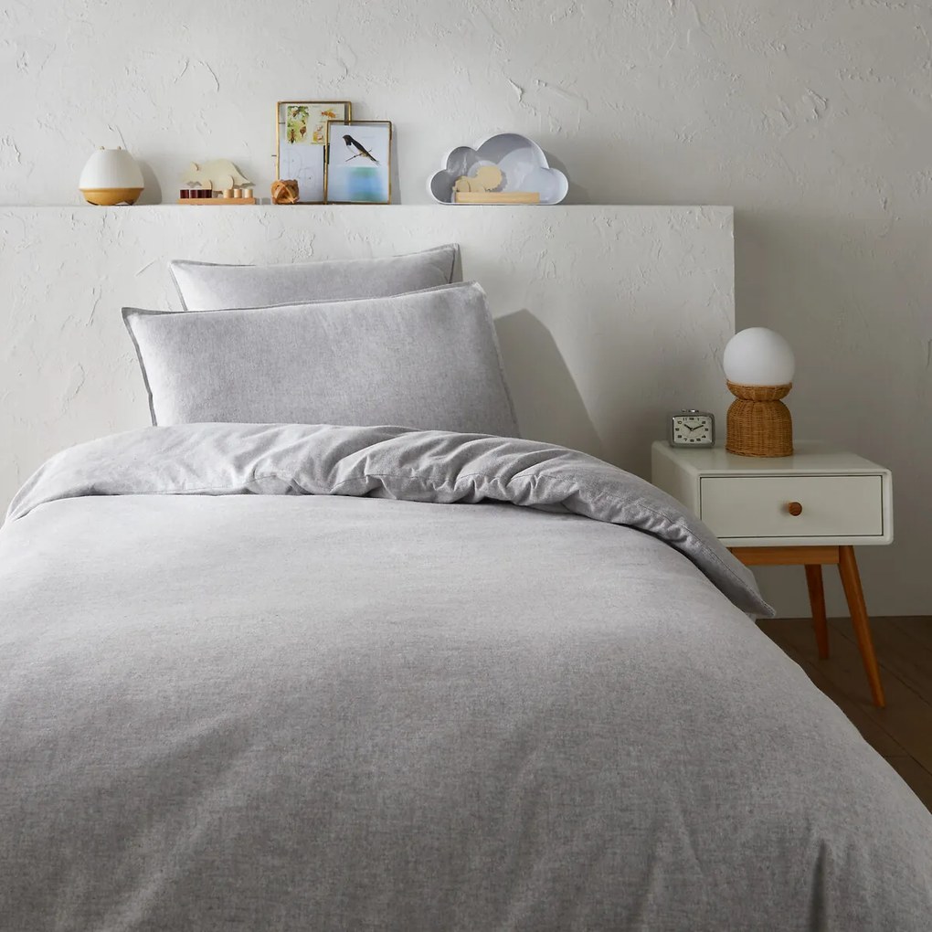 Onderlaken in chambray katoenen flanel, Clara